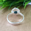 925 Sterling Silver Statement Ring, NEW ARRIVAL Natural Blue Copper Turquoise Round Silver Ring, Turquoise Silver Ring, Gemstone Ring,