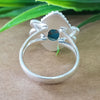925 Sterling Silver Statement Ring, NEW ARRIVAL Natural Blue Copper Turquoise Oval Silver Ring, Turquoise Oval Silver Ring, Gemstone Ring