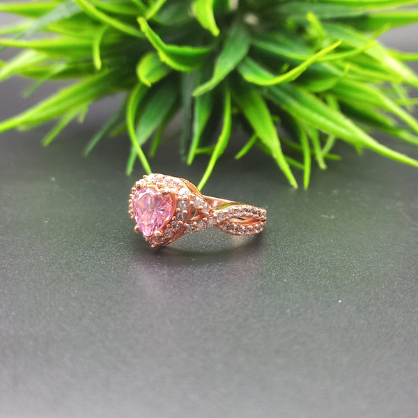 Natural American Diamond Solitaire Silver Ring, 925 Sterling Silver Ring, Engagement Ring, Dainty Ring, Diamond Jewelry, Wedding Jewelry