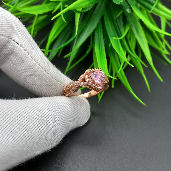 Natural American Diamond Solitaire Silver Ring, 925 Sterling Silver Ring, Engagement Ring, Dainty Ring, Diamond Jewelry, Wedding Jewelry