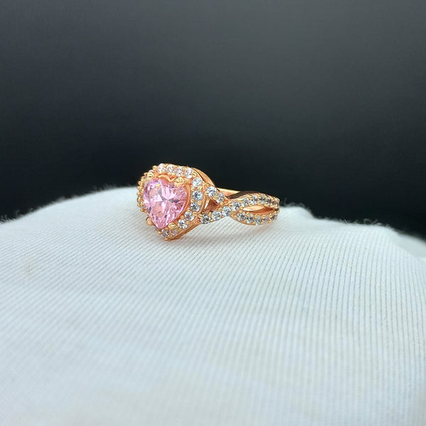 Natural American Diamond Solitaire Silver Ring, 925 Sterling Silver Ring, Engagement Ring, Dainty Ring, Diamond Jewelry, Wedding Jewelry