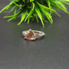 925 Sterling Silver | Trillion Smoky Quartz Ring | Engagement Ring | Brown Ring | Handmade Silver Jewelry | Prong Mount | Bridal Ring |