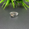 925 Sterling Silver Ring, Plain Bezel Cup Star Close Blank Ring, Setting For Making Ring 10X10 MM, DIY Jewelry Supplies