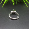 925 Sterling Silver Ring, Plain Bezel Cup Star Close Blank Ring, Setting For Making Ring 10X10 MM, DIY Jewelry Supplies