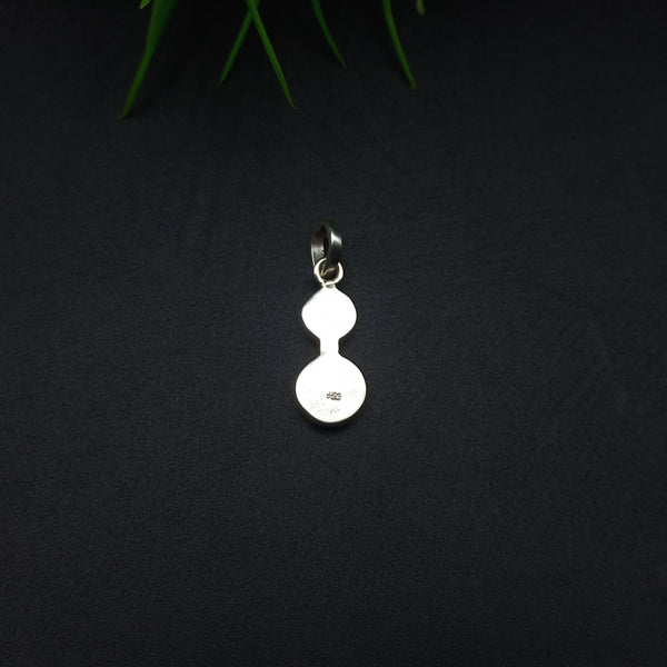 925 Sterling Silver Plain Bezel Cup Round Close Blank Pendant, Double Collet Setting For Making Pendant 4 To 12 MM, DIY Jewelry Supplies