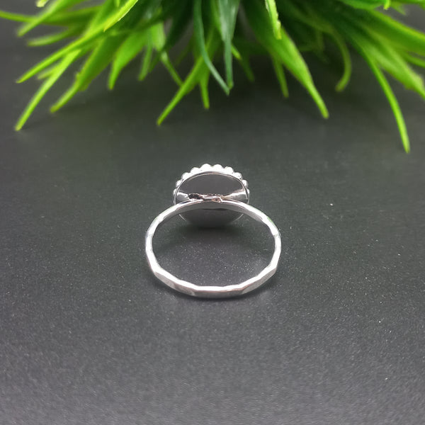 925 Sterling Silver Round Ring, Beaded Cup Round Close Blank Ring, Setting For Making Ring 5 mm To 40 mm, DIY Jewelry Supplies