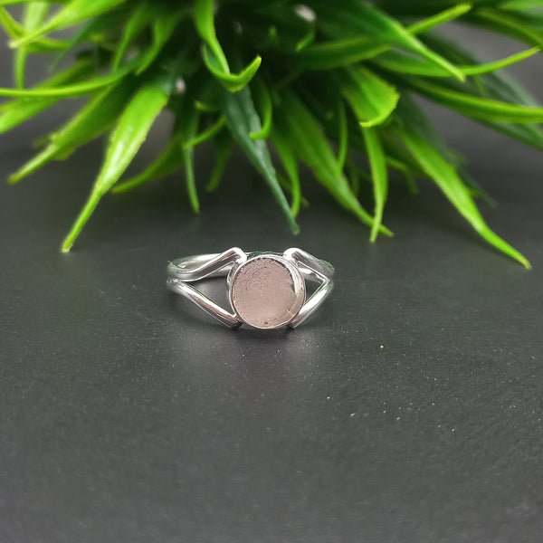 925 Sterling Silver Round Ring, Awesome Plain Round Close Blank Ring, Setting For Making Ring 5 mm To 40 mm, DIY Jewelry Supplies