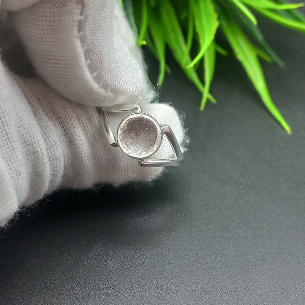 925 Sterling Silver Round Ring, Awesome Plain Round Close Blank Ring, Setting For Making Ring 5 mm To 40 mm, DIY Jewelry Supplies