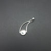 925 Sterling Silver Round Bezel Cup Pendant, New Design Close Blank Pendant, Setting For Making Pendant 5 MM To 30 MM, DIY Jewelry Supplies