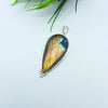 Natural Labradorite Gemstone Pendants / Wholesale Pendants / Minimalist Pendants / Jewelry for Gift / 925 Sterling Silver Plated Pendant
