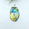 Natural Labradorite Gemstone Pendants / Wholesale Pendants / Minimalist Pendants / Jewelry for Gift / 925 Sterling Silver Plated Pendant
