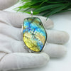Natural Labradorite Gemstone Pendants / Wholesale Pendants / Minimalist Pendants / Jewelry for Gift / 925 Sterling Silver Plated Pendant