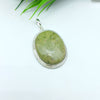 Natural Aventurine Gemstone Pendants / Wholesale Pendants / Minimalist Pendants / Jewelry for Gift / 925 Sterling Silver Plated Pendant