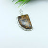 Natural Bronzite Gemstone Pendants / Wholesale Pendants / Minimalist Pendants / Jewelry for Gift / 925 Sterling Silver Plated Pendant
