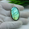 Natural Labradorite Gemstone Pendants / Wholesale Pendants / Minimalist Pendants / Jewelry for Gift / 925 Sterling Silver Plated Pendant