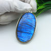 Natural Labradorite Gemstone Pendants / Wholesale Pendants / Minimalist Pendants / Jewelry for Gift / 925 Sterling Silver Plated Pendant