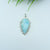 Natural Larimar Gemstone Pendants / Wholesale Pendants / Minimalist Pendants / Jewelry for Gift / 925 Sterling Silver Plated Pendant