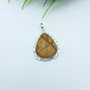Natural Jasper Gemstone Pendants / Wholesale Pendants / Minimalist Pendants / Jewelry for Gift / 925 Sterling Silver Plated Pendant