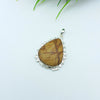 Natural Jasper Gemstone Pendants / Wholesale Pendants / Minimalist Pendants / Jewelry for Gift / 925 Sterling Silver Plated Pendant