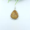 Natural Jasper Gemstone Pendants / Wholesale Pendants / Minimalist Pendants / Jewelry for Gift / 925 Sterling Silver Plated Pendant