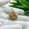 Natural Jasper Gemstone Pendants / Wholesale Pendants / Minimalist Pendants / Jewelry for Gift / 925 Sterling Silver Plated Pendant