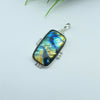 Natural Labradorite Gemstone Pendants / Wholesale Pendants / Minimalist Pendants / Jewelry for Gift / 925 Sterling Silver Plated Pendant