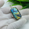 Natural Labradorite Gemstone Pendants / Wholesale Pendants / Minimalist Pendants / Jewelry for Gift / 925 Sterling Silver Plated Pendant