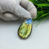 Natural Labradorite Gemstone Pendants / Wholesale Pendants / Minimalist Pendants / Jewelry for Gift / 925 Sterling Silver Plated Pendant