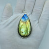 Natural Labradorite Gemstone Pendants / Wholesale Pendants / Minimalist Pendants / Jewelry for Gift / 925 Sterling Silver Plated Pendant