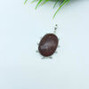 Natural Jasper Gemstone Pendants / Wholesale Pendants / Minimalist Pendants / Jewelry for Gift / 925 Sterling Silver Plated Pendant