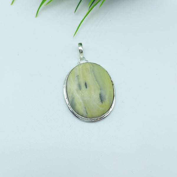 NaturalJasper Gemstone Pendants / Wholesale Pendants / Minimalist Pendants / Jewelry for Gift / 925 Sterling Silver Plated Pendant