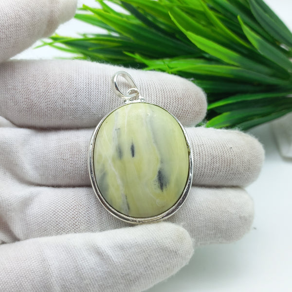 NaturalJasper Gemstone Pendants / Wholesale Pendants / Minimalist Pendants / Jewelry for Gift / 925 Sterling Silver Plated Pendant
