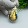 Natural Labradorite Gemstone Pendants / Wholesale Pendants / Minimalist Pendants / Jewelry for Gift / 925 Sterling Silver Plated Pendant
