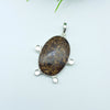 Natural Bronzite Gemstone Pendants / Wholesale Pendants / Minimalist Pendants / Jewelry for Gift / 925 Sterling Silver Plated Pendant