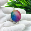 Natural Rainbow Solar Quartz Gemstone Pendants / Wholesale Pendants / Minimalist Pendants / Jewelry for Gift / 925 Sterling Silver Plated Pendant