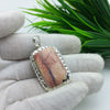 Natural Jasper Gemstone Pendants / Wholesale Pendants / Minimalist Pendants / Jewelry for Gift / 925 Sterling Silver Plated Pendant