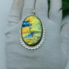 Natural Labradorite Gemstone Pendants / Wholesale Pendants / Minimalist Pendants / Jewelry for Gift / 925 Sterling Silver Plated Pendant