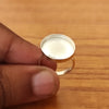 925 Sterling Silver Collet Round Ring, Plain Bezel Cup Round Close Blank Ring, Setting For Making Ring 2 MM To 40 MM, DIY Jewelry Supplies