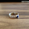 Fabulous Lapis Design 5 MM Round Minimalist Statement Silver Ring, Beautiful 925 Sterling Silver Ring, Gift For Her, Silver Band Ring