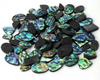 Beautiful Abalone Shell Cabochon Loose Gemstone Natural Paua Abalone Shell Wholesale Lot Mix Shape 15-40 mm Abalone shell For Jewelry making
