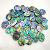 Beautiful Abalone Shell Cabochon Loose Gemstone Natural Paua Abalone Shell Wholesale Lot Mix Shape 15-40 mm Abalone shell For Jewelry making