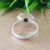 Natural Green Copper Turquoise New Design Round Stone Ring, 925 Sterling Silver Round Turquoise Ring, Turquoise Round Ring, Statement Ring