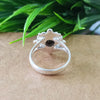 Natural Oyster Copper Turquoise New Design Round Stone Ring, 925 Sterling Silver Round Turquoise Ring, Turquoise Round Ring, Statement Ring