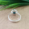 Natural Blue Copper Turquoise New Design Round Stone Ring, 925 Sterling Silver Round Turquoise Ring, Turquoise Round Ring, Statement Ring