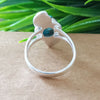 925 Sterling Silver Statement Ring, NEW ARRIVAL Natural Blue Copper Turquoise Oval Silver Ring, Turquoise Oval Silver Ring, Gemstone Ring