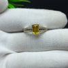925 Sterling Silver Ring | Natural Citrine Solitaire Ring | Fancy Cut Gemstone Silver Ring | Citrine Jewelry | November Birthstone Jewelry |