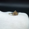 925 Sterling Silver | Trillion Smoky Quartz Ring | Engagement Ring | Brown Ring | Handmade Silver Jewelry | Prong Mount | Bridal Ring |