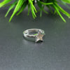 925 Sterling Silver Ring, Plain Bezel Cup Star Close Blank Ring, Setting For Making Ring 10X10 MM, DIY Jewelry Supplies