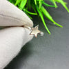 925 Sterling Silver Ring, Plain Bezel Cup Star Close Blank Ring, Setting For Making Ring 10X10 MM, DIY Jewelry Supplies