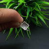 925 Sterling Silver Collet Ring, Adjustable Plain Bezel Cup Square Close Blank Setting For Making Ring 15 MM To 22 MM, DIY Jewelry Supplies